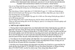 Thông tư 06/1998/TT-TCHQ hướng dẫn đăng ký quản lý sử dụng mã số doanh nghiệp tiến hành hoạt động xuất nhập khẩu