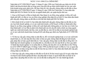 Chỉ thị 33/1998/CT-UB-KT cấp giấy chứng nhận ưu đãi đầu tư theo Nghị định 07/1998/NĐ-CP ngày 15-01-1998