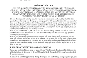 Thông tư 06/1998/TTLT/TANDTC-VKSNDTC-BCA-BTC-BTP bảo quản xử lý tài sản là vật chứng tài sản bị kê biên