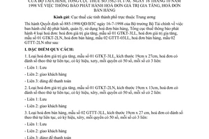 Công văn 3562/TCT-AC thông báo phát hàng hoá đơn giá trị gia tăng, hoá đơn bán hàng