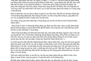 Chỉ thị 42-CT/TW năm 1998 về tăng cường sự lãnh đạo của Đảng đối với tổ chức và