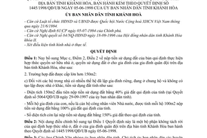 Quyết định 2929/1998/QĐ-UB điều chỉnh hợp thức quyền sở hữu nhà ở, quyền sử dụng