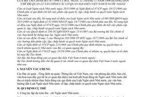 Thông tư 147/1998/TT-BTC hướng dẫn chế độ quản lý tài chính cơ quan đại diện Việt Nam ở nước ngoài