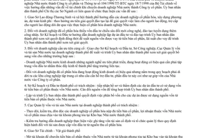 Chỉ thị 41/1998/CT-UB-KT kế hoạch sử dụng tiền bán cổ phần thuộc vốn nhà nước