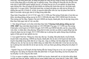 Chỉ thị 34/1998/CT-UB mở đợt cao điểm tấn công phòng chống ma tuý Thái Nguyên