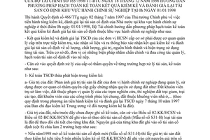 Thông tư 165/1998/TT-BTC hướng dẫn phương pháp hạch toán kế toán kết quả kiểm kê đánh giá tài sản cố định khu vực hành chính sự nghiệp