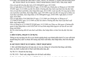 Thông tư 186/1998/TT-BTC hướng dẫn kế toán thuế xuất nhập khẩu, tiêu thụ đặc biệt