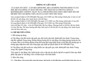 Thông tư liên tịch 14/1998/TTLT-TCCP-LĐTBXH-TC-TD hướng dẫn chế độ vận động viên huấn luyện viên thể thao
