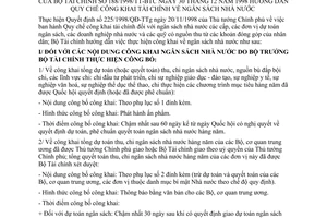 Thông tư 188/1998/TT-BTC hướng dẫn quy chế công khai tài chính ngân sách Nhà nước