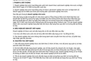 Thông tư liên tịch 17/1998/TTLT-BLĐTBXH-BTC hướng dẫn xếp hạng doanh nghiệp Nhà nước