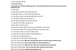 Tiêu chuẩn ngành TCN 68-176:1998 về dịch vụ viễn thông trên mạng điện thoại công cộng - Tiêu chuẩn chất lượng do Tổng cục Bưu điện ban hành