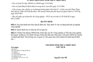 Quyết định 92/2000/QĐ-UB Quy định sử dụng kinh phí sự nghiệp công nghiệp