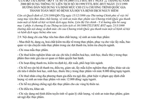 Thông tư liên tịch 14/2000/TTLT/BTC-BYT  mức chi của Chương trình Quốc gia thanh toán bệnh xã hội và bệnh dịch nguy hiểm