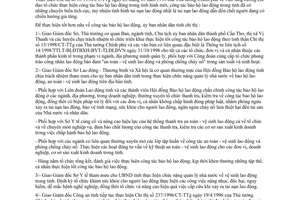 Chỉ thị 04/2000/CT-UB công tác bảo hộ lao động trong tình hình mới Cần Thơ