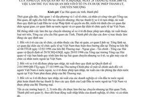 Công văn 763-TCHQ/GSQL làm thủ tục hải quan ô tô tạm nhập, tái xuất được phép thanh lý, chuyển nhượng