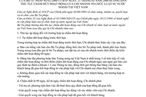 Thông tư 02/2000/TT-BTP hướng dẫn thủ tục chấm dứt hoạt động của Chi nhánh tổ chức luật sư nước ngoài tại Việt Nam
