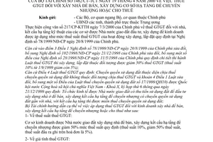 Công văn 1482/CT-TCT thuế giá trị gia tăng xây nhà để bán, xây dựng cơ sở hạ tầng để chuyển nhượng hoặc cho thuê