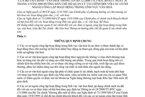 Thông tư liên tịch 32/2000/TTLT-BTC-BVHTT hướng dẫn quản lý tài chính cơ sở ngoài công lập hoạt động lĩnh vực văn hóa