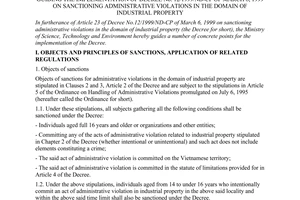 Circular No. 825/2000/TT-BKHCNMT of May 03, 2000, guiding the implementation