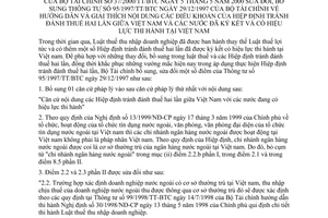 Thông tư 37/2000/TT-BTC hướng dẫn và giải thích nội dung các điều khoản của Hiệp định tránh đáng thuế hai lần giữa Việt Nam và các nước đã ký kết