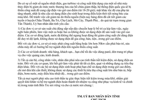 Chỉ thị 05/2000/CT-UB tiết kiệm điện năng sản xuất tiêu dùng Bến Tre