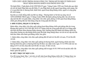 Thông tư 1315/2000/TT-BQP hướng dẫn chi trả trợ cấp một lần quân nhân, công nhân viên chức quốc phòng