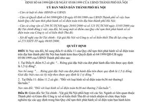 Quyết định 49/2000/QĐ-UB sửa đổi quy chế ban hành xổ số điện toán Hà Nội