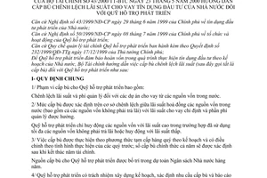 Thông tư 43/2000/TT-BTC hướng dẫn cấp bù chênh lệch lãi suất cho vay tín dụng đầu tư của Nhà nước Quỹ Hỗ trợ phát triển