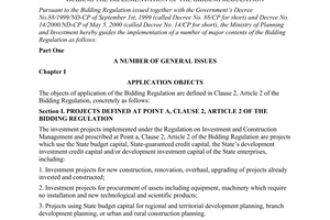Circular No.04/2000/TT-BKH of May 26, 2000 guiding the implementation of the bidding regulation