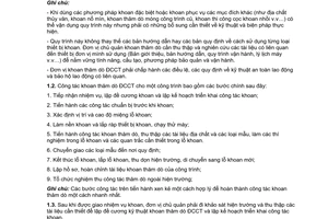 Tiêu chuẩn ngành 22TCN 259:2000 về quy trình khoan thăm dò địa chất công trình do Bộ Giao thông vận tải ban hành