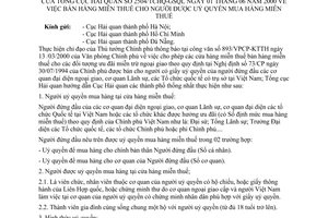 Công văn 2504/TCHQ-GSQL bán hàng miễn thuế cho người được uỷ quyền mua hàng miẽn thuế