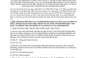 Thông tư 54/2000/TT-BTC hướng dẫn kế toán hàng hoá của các cơ sở kinh doanh