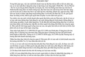 Chỉ thị 09/2000/CT-UB quản lý sản xuất kinh doanh mặt hàng rượu Bến Tre