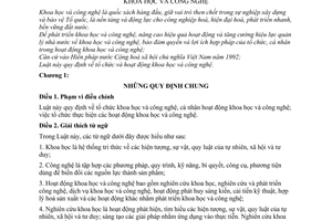 Luật Khoa học và Công nghệ 2000 21/2000/QH10