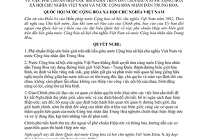 Nghị quyết 36/2000/NQ-QH10 phê chuẩn Hiệp ước biên giới trên đất liền giữa nước Cộng hòa xã hội chủ nghĩa Việt Nam và nước Cộng hòa nhân dân Trung Hoa