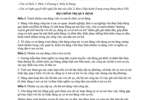 Quy định 76-QĐ/TW  Đảng viên đang công tác ở cơ quan, doanh nghiệp