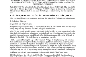 Thông tư 06/2000/TT-BKH hướng dẫn Quyết định 38/2000/QĐ-TTg