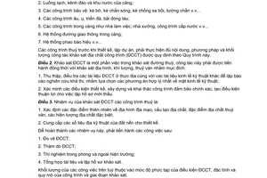 Tiêu chuẩn ngành 22TCN 260:2000 về quy trình khảo sát địa chất công trình các công trình đường thủy do Bộ trưởng Bộ Giao thông vận tải ban hành