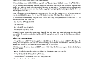 Tiêu chuẩn ngành 14 TCN 115:2000 về thành phần, nội dung và khối lượng khảo sát địa chất trong các giai đoạn lập dự án và thiết kế công trình thuỷ lợi do Bộ Nông nghiệp và Phát triển nông thôn ban hành