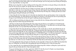 Chỉ thị 18/2000/CT-UB phòng chống sạt lở bờ sông kênh rạch Cần Thơ