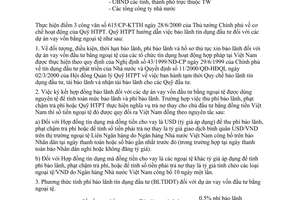 Công văn 1129/HTPT/BL-HTLS Bảo lãnh tín dụng đầu tư dự án vay vốn ngoại tệ
