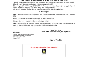 Quyết định 20/2000/QĐ-CHK  Quy chế cấp bằng người lái