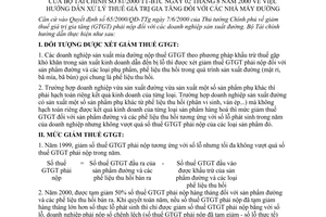 Thông tư 81/2000/TT-BTC hướng dẫn xử lý thuế giá trị gia tăng các nhà máy đường