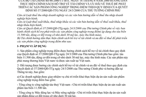 Thông tư 86/2000/TT-BTC hướng dẫn chính sách hỗ trợ tài chính và ưu đãi về thuế để phát triển sản phẩm công nghiệp trọng điểm theo QĐ 37/2000/QĐ-TTg