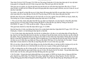 Chỉ thị 41/2000/CT-UB lập hồ sơ thuê đất theo 245/TTg Nghệ An