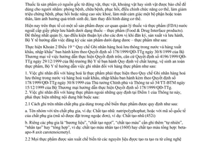 Thông tư 17/2000/TT-BYT hướng dẫn đăng ký các sản phẩm dưới dạng thuốc - thực phẩm