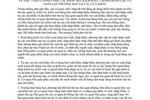 Chỉ thị 19/2000/CT-TTg tăng cường công tác kiểm tra kiểm soát chống buôn lậu gian lận thương mại tại cửa khẩu