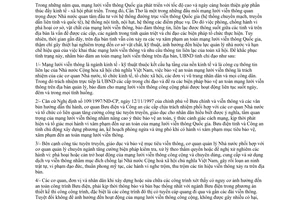 Chỉ thị 20/2000/CT-UB bảo vệ an toàn mạng lưới viễn thông Quốc gia Cần Thơ