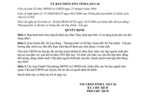 Quyết định 278/QĐ-UB năm 2000 Quy định tạm thời sử dụng kinh phí cứu đói