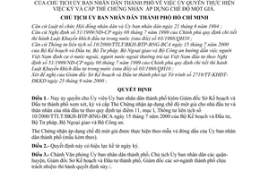 Quyết định 54/2000/QĐ-UB-CNN ủy quyền thực hiện việc ký và cấp Thẻ chứng nhận áp dụng chế độ một giá